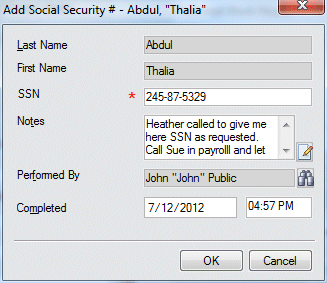 adding social security number to bitcoin exchange